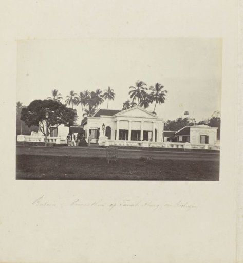 Batavia - Private House on Tanah-Abang (Mr. Rochussen)