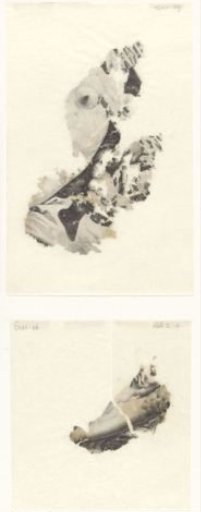 Loose fragments of a print of Acis and Galatea