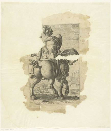 Titus Manlius on horseback
