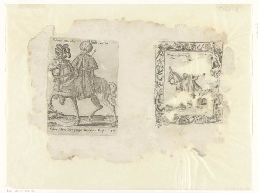 Sultan Murat III and Chief Justice of the Ottoman Empire