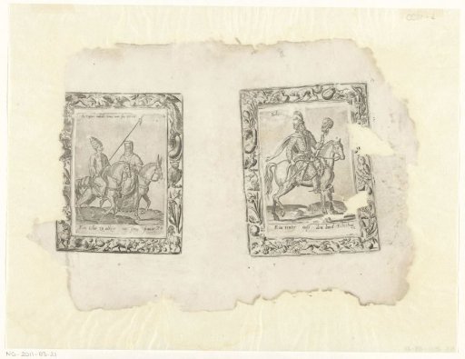 Arab nobleman and his wife and a Scythian rider