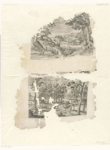 View of the Monastery of Zevenborren and View of the Ponds of Ter Kameren