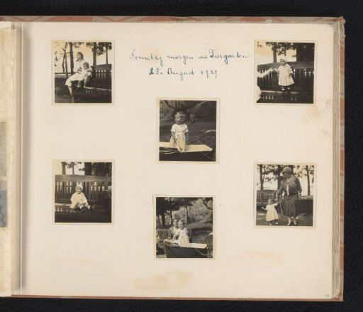 Isabel Wachenheimer in the zoo with her mother Else Wachenheimer-Moos and an unknown woman, Nuremberg, Sunday morning, August 25, 1929