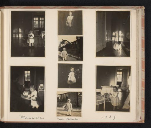 Isabel Wachenheimer in and around the Wachenheimer family residence in Munich during Christmas 1929, Munich, December 1929