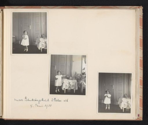 Isabel Wachenheimer on her second birthday, June 7, 1930, Munich