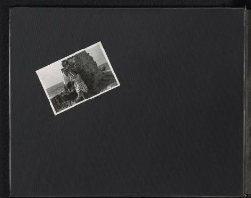 Portrait of Isabel Wachenheimer and her Third Husband Gideon Elon on Their Honeymoon on the Coast, Mediterranean Area