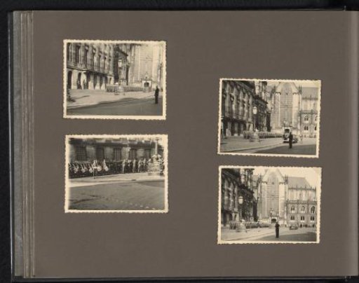 Military Parade at the Royal Palace on Dam Square and the New Church, Amsterdam