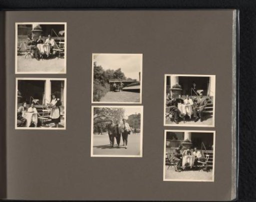 Isabel Wachenheimer and her Third Husband Gideon Elon on an Outing with a Married Couple, Possibly in Germany or the United States