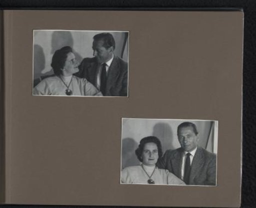 Portraits of Isabel Wachenheimer with her Third Husband Gideon Elon, in Germany or the United States