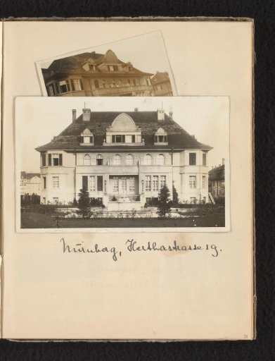 Front View of the Residence of Eugen Wachenheimer and His Wife Else Wachenheimer-Moos (Herthastrasse 19), 1928, Nuremberg