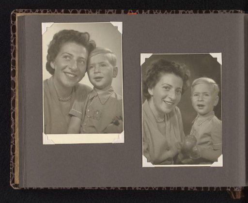 Unknown child with an unknown woman, probably personal acquaintances of Isabel Wachenheimer, 1947-1955?, Israel/United States?