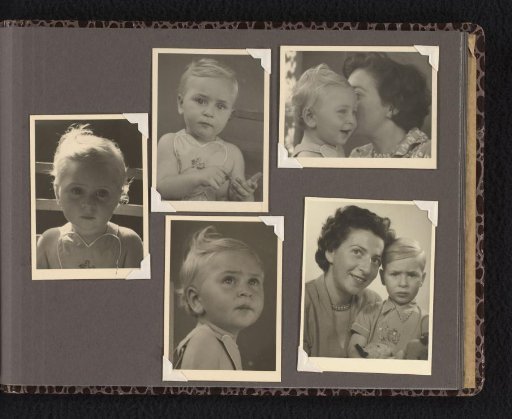 Unknown child with an unknown woman, probably personal acquaintances of Isabel Wachenheimer, 1947-1955?, Israel/United States?