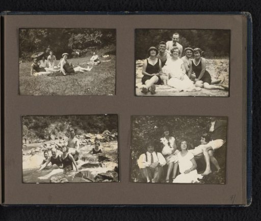 Unknown people in leisure activities, May 1928, Sofia
