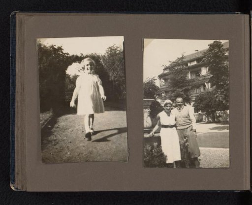 Unknown child and unknown man and woman, probably after 1932, probably in Germany or Austria