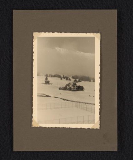 Clouds over a snow landscape