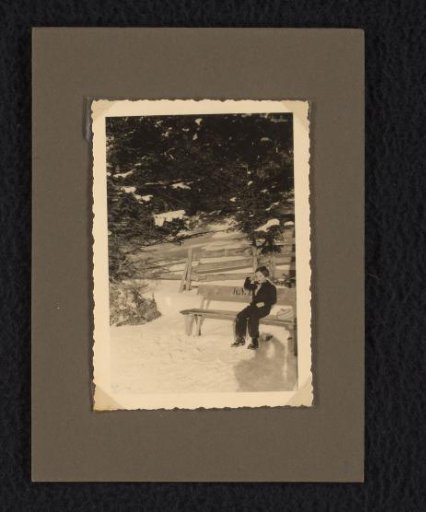 Isabel on a Bench