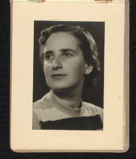 Portrait of Isabel Wachenheimer as a young woman, 1948-1968