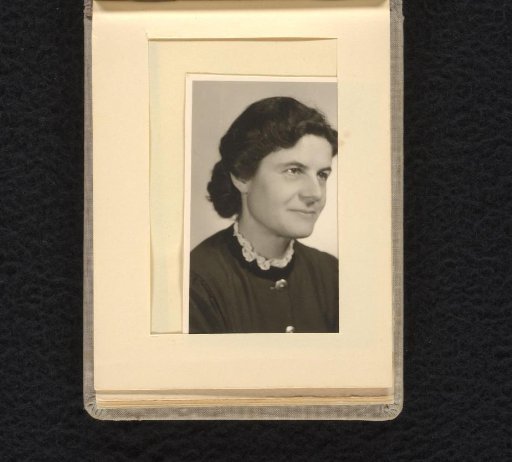 The former nanny of the Wachenheimer family, January 1951, Bad Urach