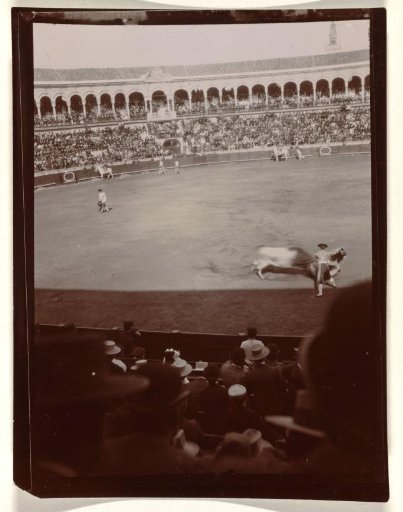 At the Bull Fight, Spain