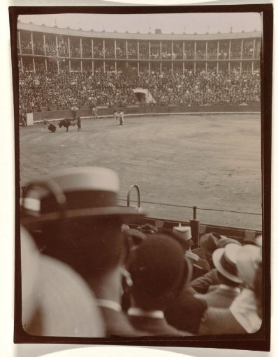 At the Bull Fight, Spain