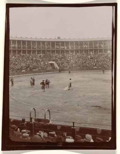 At the Bull Fight, Spain