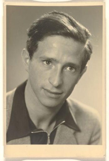 Portrait of Leo Blumensohn, First Husband of Isabel Wachenheimer, with Dark Side Parting in His Hair, 1945-1949