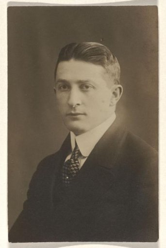 Portrait of Willy Moos as a young man