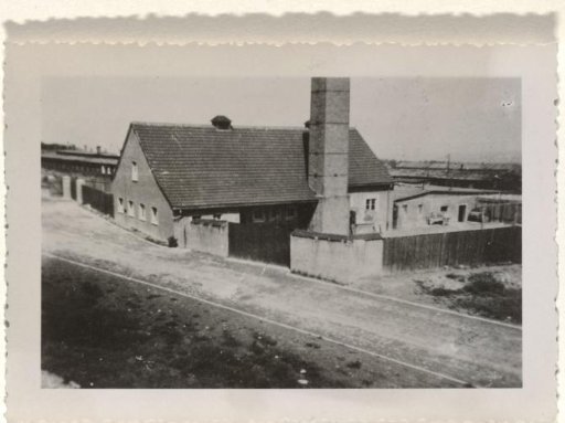 Unknown buildings (possibly barracks), April 1945?, Buchenwald concentration camp