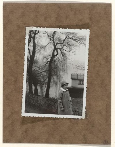 Isabel Wachenheimer by a River in Hamburg, 1935