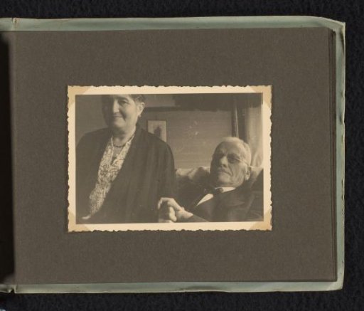 Isabel's grandparents Meir Wachenheimer and his wife Mathilde Wachenheimer-Wertheimer in the Wachenheimer family home
