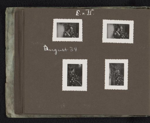 Else Wachenheimer-Moos visiting Evi v. H., August 1934, Germany