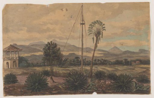 Landscape with Flagstaff