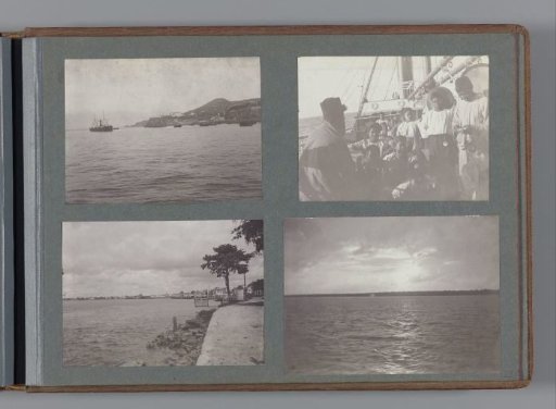 Surinamese on the deck of a ship