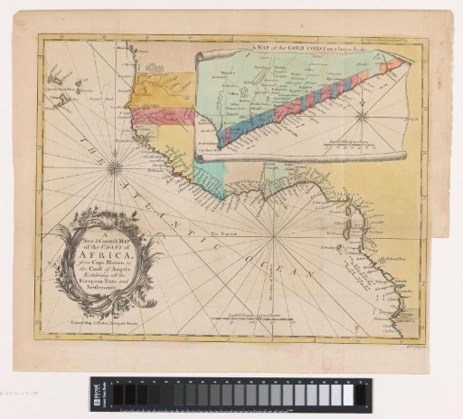 English map of the Gold Coast