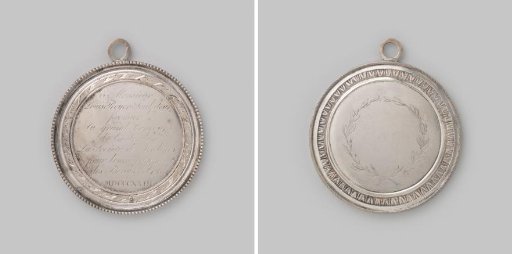 Commemorative medal of Louis Royer for winning the Amsterdam Competition