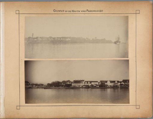 View of the Harbour of Paramaribo