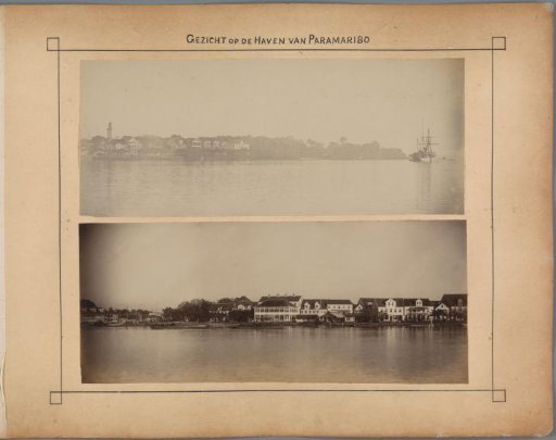 View of the Harbour of Paramaribo