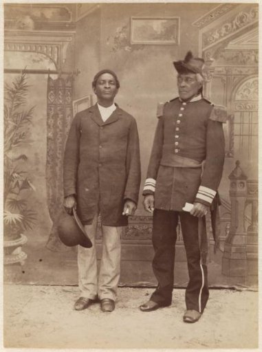 Granman Adray Vroomhart and his son Samuel