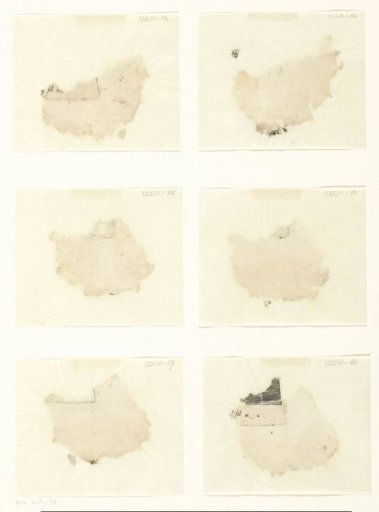 Loose fragments, presumably from prints of the History of Tobias