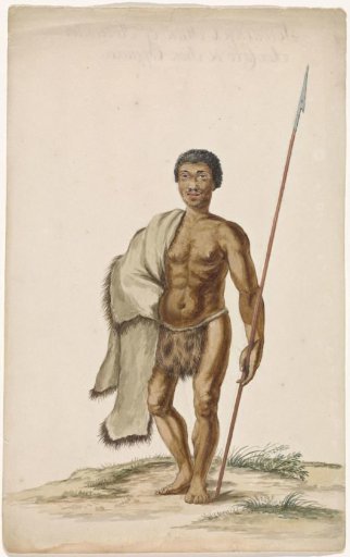 A Khoikhoi Man with an Assegai
