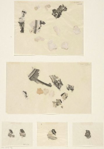 Loose fragments of prints