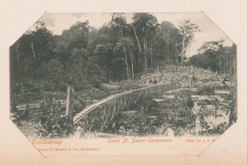 Krakkebrug near the Boven-Saramacca