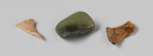 Fragments of wine bottles from the wreck of the East Indiaman Hollandia