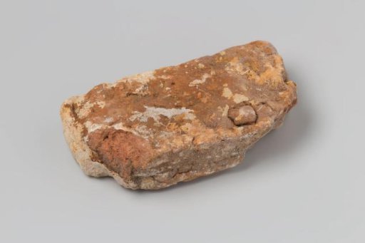 Reddish-brown brick from the VOC ship 'Witte Leeuw'