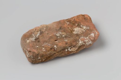 Reddish-brown brick from the VOC ship 'Witte Leeuw'