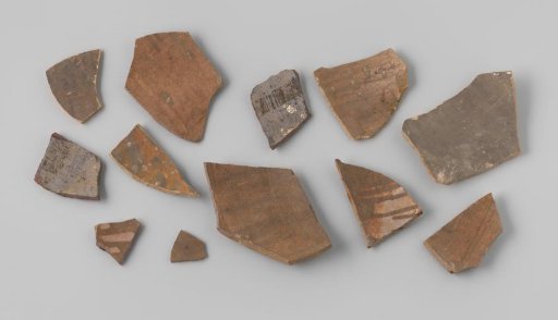 Fragments of martaban jars from the VOC ship 'Witte Leeuw'