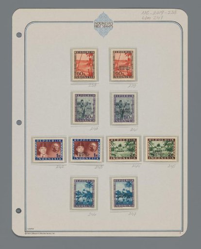 Postage stamp of the Republic of Indonesia