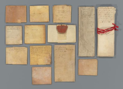Various deeds of ownership and other legal documents relating to the Rendorp family