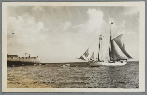On the bow of the ship