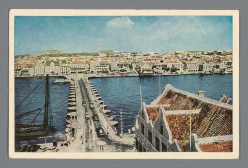 Pontoon bridge in Willemstad / The only pontoon bridge in the world / Santa Anna Floating Bridge